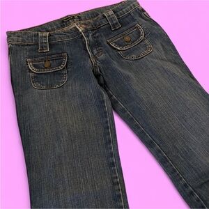 Frankie B vintage flare low rise y2k early 2000s jeans